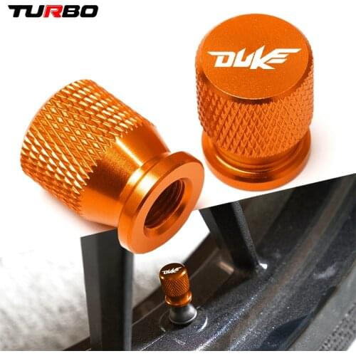 Duke Motorcycle CNC Aluminum Tyre Rim Air Port Cover Tire Valve Wheel Stem Caps Cover for KTM Duke 125 200 250 390 690 790