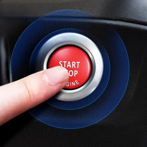 Engine Start Stop Button Cover For BMW E87 E90 E91 E92 E93 E60 X1 X3 X5 X6 E84 E83 E70 E71 E89 One-Button Start Cap Accessories