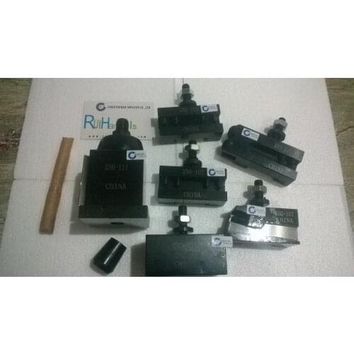 12" Wedge type quick change tool post set GIB tool holder set 250-111