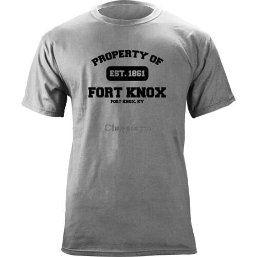 Original Army Base Property of Fort Knox Veteran PT T-Shirt