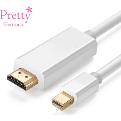 Mini DP to HDMI-compatible Cable Male to Male Adapter mini Display Port 1.2 Laptop Monitor Multimedia 2021 New