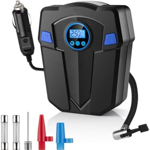 Portable Car Air Compressor DC 12V Digital Tire Inflator Air Pump 150 PSI Auto Air Pump for Car Motorcycle LED Light Tire Pump