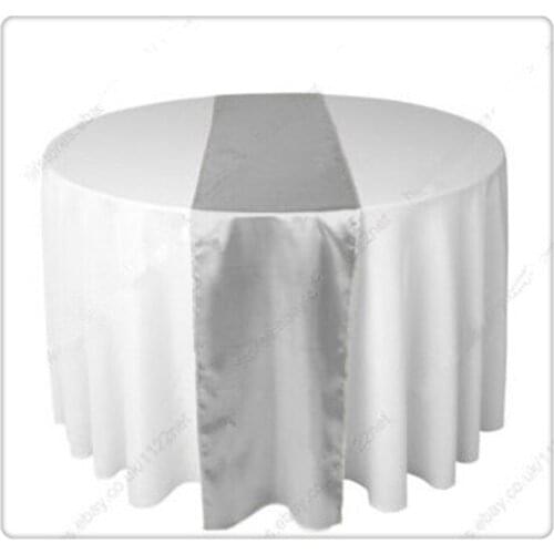 36 piece silver table runners For Wedding FREE SHIPPING silver table runners
