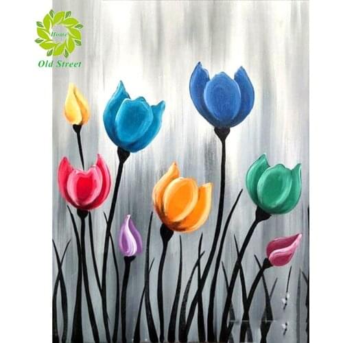 Old Street Home 5d DIY Custom Diamond Painting Full Drill Round Picture Of Rhinestone Diamond Mosaic Diamond Embroidery Sale