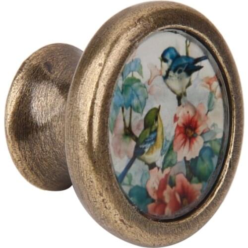 Vintage Retro Cabinet Round Knob Cupboard Drawer Handle Pull Hardware PICK