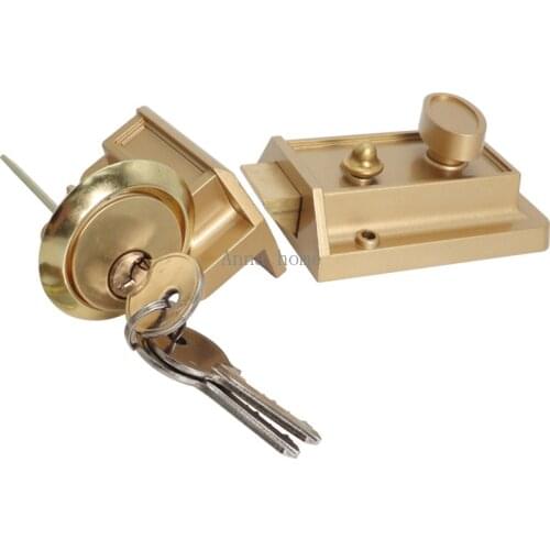 External iron lock Security lock Multiple safety lock Wood lock gold lock Aluminum alloy lock Apartment door lock Lock pick set