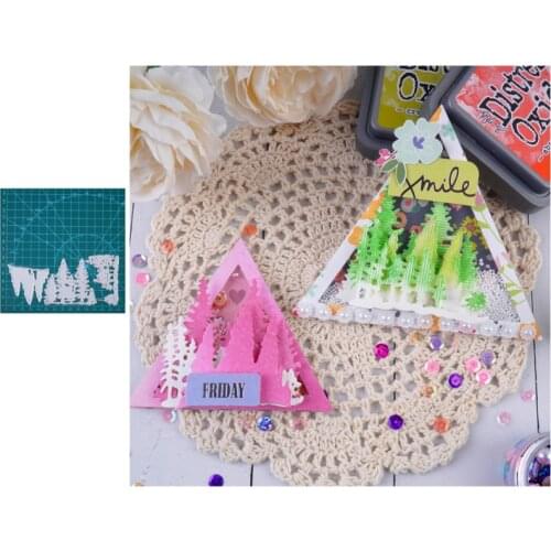 YaMinSanNiO Tree Frames Cutout Metal Cutting Dies Stencils Die Cut For DIY Scrapbooking Album Paper Card Embossing Die Cuts 2021