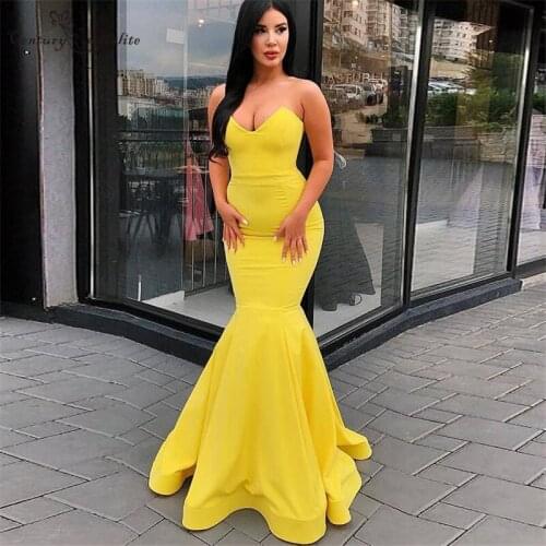 Mermaid Evening Dresses 2020 Sweetheart Corset Back Floor Length Plus Size Prom Dress Formal Gowns Robe de soiree Cheap
