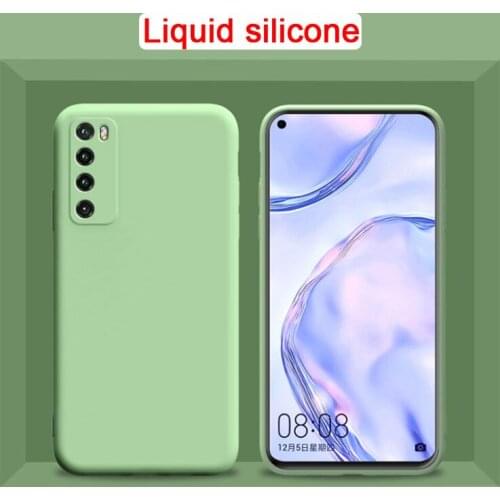 Liquid Silicone Case for OnePlus Nord Shockproof Cover Camera Lens protection Phone Case for OnePlus Nord 5G 8T Back Cover