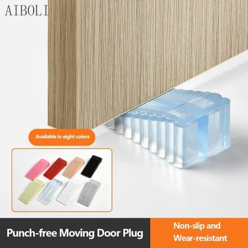 1Pcs Creative safety door stop Silicone anti-skid, windproof Door stop/Door top/Door stop Door rear retainer Anti-collision Stop