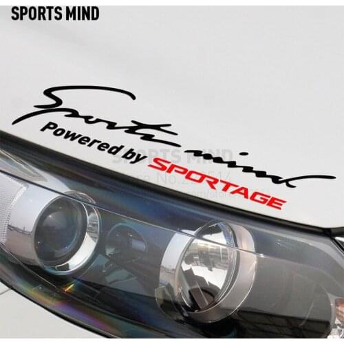 10 Pieces Sports Mind On Car Lamp Eyebrow Car Sticker Decal Car-Styling For kia sportage car accessories