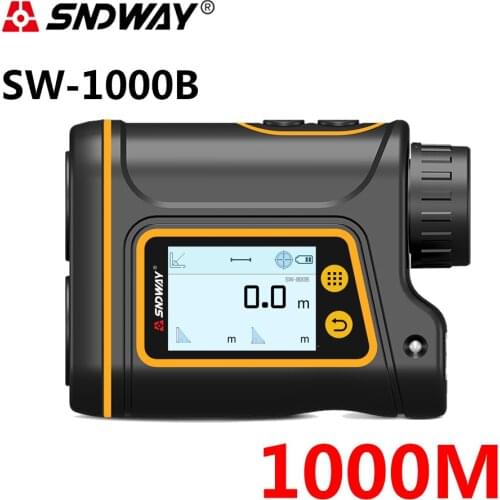 1000m Multifunctional Telescope Laser Rangefinder Digital Rangefinder Hunting Monocular Golf rangefinder LCD Display wheel tape