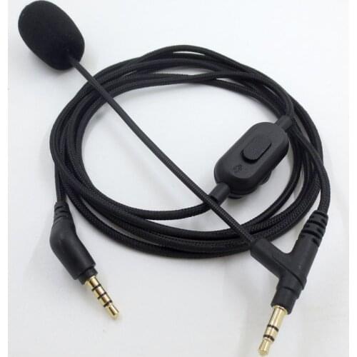180cm 3.5mm Boom Microphone For V-MODA Crossfade M-100 LP LP2 M-80 V-80 To Gaming Headphone For Skype PS4 Xbox One Phones