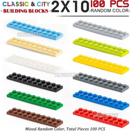 2X10 DIY Creative Bricks Bulk Model Figures Kids Toys Small Size Block Classic Brand Building Blocks City 50 To 500Pcs