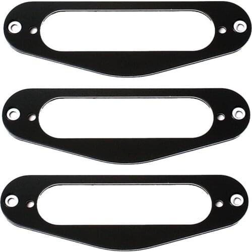 3 pcs Pickup Frame Single Coil Durable Prime Flat Mounting Ring Humbucker Frame Pickup Frame for Musical Instrument Bass Guitar