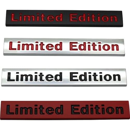 3D Metal Limited Edition Emblem Badge Car Sticker Motorcycle Decal For Suzuki Toyota BMW Audi Honda Mazda Hyundai Opel VW Ford