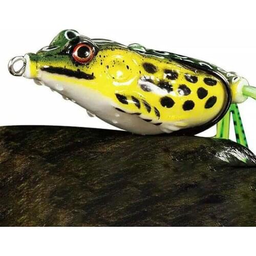 4.5/5/5.5cm Soft Silicone Artificial Frog Fishing Lures Bait Tackle with Hook