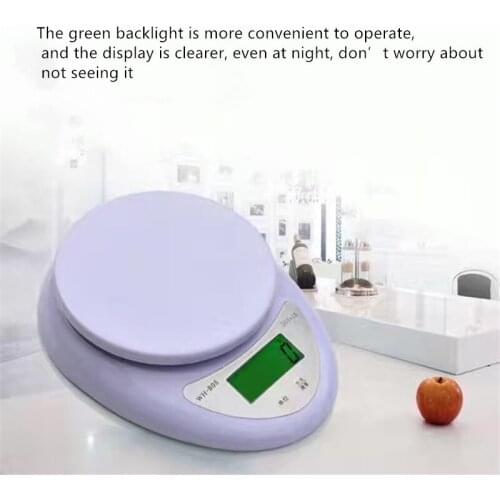 5kg Portable Digital Scale LED Electronic Scales Postal Food Balance Measuring Weight LED Electronic Scales kitchen accessories