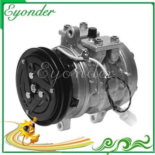 A/C AC Air Conditioning Compressor Cooling Pump pulley 1PK Clutch PV1 12V 10P08E for Toyota Lite Ace 447220-0880 4472200880