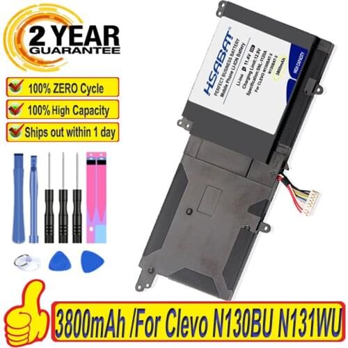 Top Brand N130BAT-3 Battery for Clevo N130BU N131WU NP3130 6-87-N130S-3U9 6-87-N130S-3U9A N130WU N131BU N131WU Pro 13 Batteries