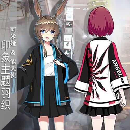 Anime Cartoon Arknight Modaozushi Amiya Cos Cape Cloak Dress Smock Toy Exusial Silverash Cosplay Bathrobe Toy Gift