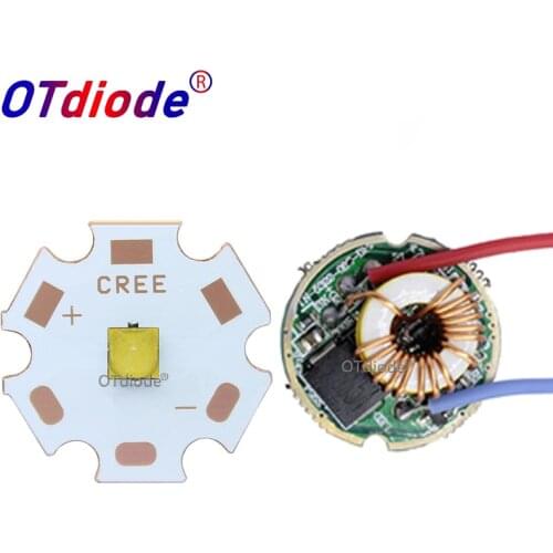 Cree XPL2 XPL2 10W High Power LED Emitter Cool White Diode 16/20mm PCB+17mm/22mm DC3.6V Driver For Sopt flashlight parts DIY