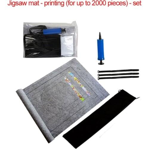 Kids Professional Jigsaw Puzzle Roll Mat Storage Accessory Felt MatStorage Jigsaw Puzzle Accessory Up To 1500/2000 Pieces Gift