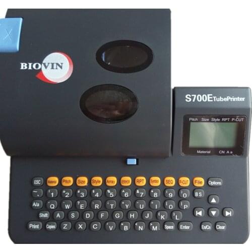BIOVIN USB interface S700E Cable I.D Printer shrinkable tube printer Wire marker sleeve for heat shrinkable tube label printing