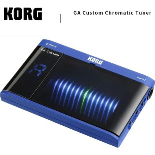 KORG GA-Custom Card-Type Compact Guitar Tuner with 3D Visual Meter