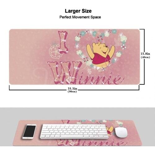 Computer Mouse Pad Xxl Anime Mat Winnie the Pooh Mousepad Gamer Girl Desk Mats Large Gaming Accessories Mausepad Kawaii Mousemat
