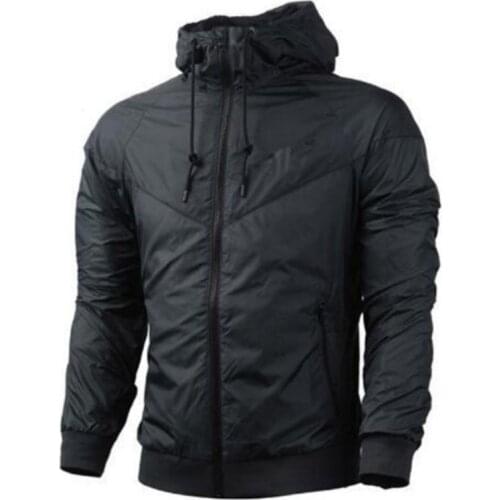 Autumn Winter Men Jacket Fashion Patchwork Tracksuit Coat Fitness Running Climbing Windbreaker Casual Loose Sportwear Clothing
