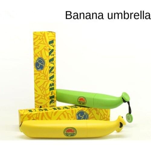 Fashion creative umbrella new exotic gift banana umbrella fruit umbrella umbrella female student princess umbrella