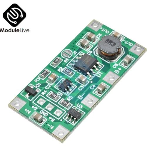 5V 1A UPS Uninterrupted Power Supply Module 18650 Lithium Battery Step Up Reverse Overvoltage Protection Boost Charging Tools