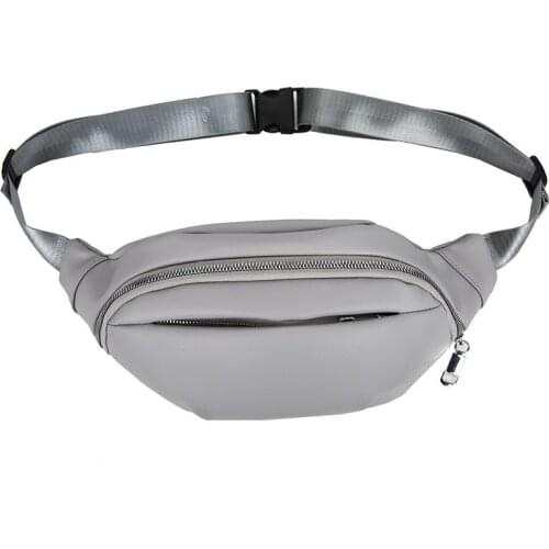 Buylor Chest Bag for Women Korean Style PU Multifunctional Female Waist Bags Solid Womens Small Belt Bag