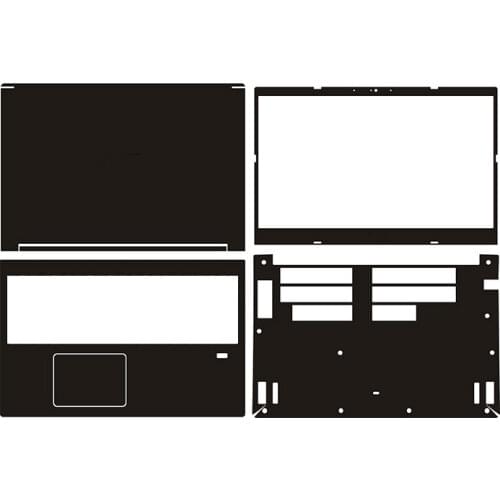 Carbon fiber Laptop Sticker Skin Decal Cover Protector for Acer a715-74G A715 74G 15.6"