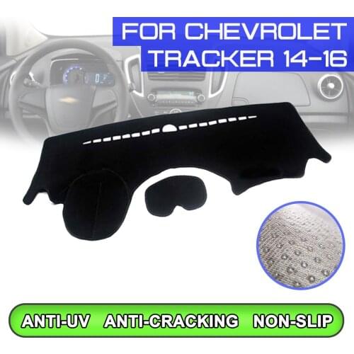 Car Dashboard Mat Anti-dirty Non-slip Dash Cover Mat UV Protection Shade for Chevrolet Tracker 2014 2015 2016