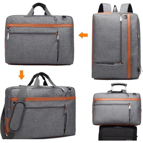 COOLBELL Backpack 17.3Inch Laptop Backpack Nylon Waterproof Student Anti-theft Backpack Shoulder Messenger Business Travel Bag