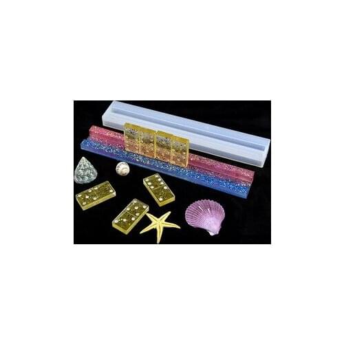 Handmade Resin Domino Silicone Molds Jewelry Accessories Making Epoxy Resin Craft Cabochons Board Charms DIY Resin