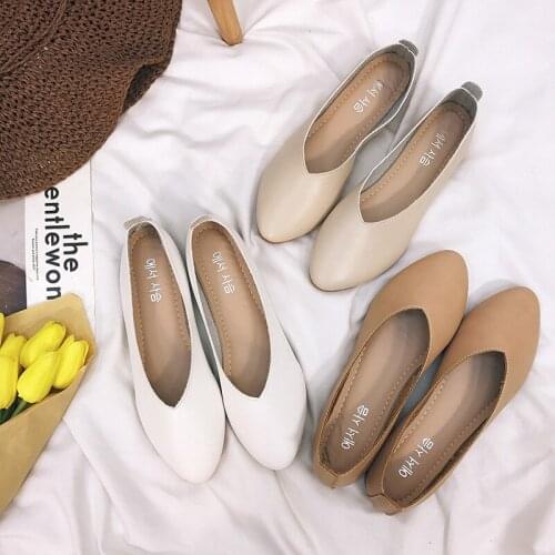 Women Flats Shoes Woman Loafers pointed Toe Flat Casual Shoes Comfortable fashion flats casual shoes O5-63