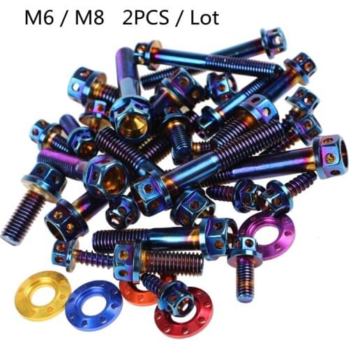 M6 M8 304 Stainless Steel Screw Electric Motorcycle Plating Color Outside Hexagonal Hollow Flange Head No Fade Anti-Corrosion