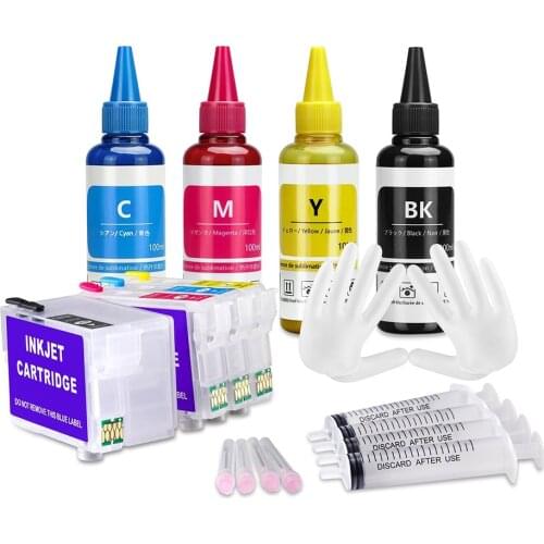 252xl 252 Refillable Ink Cartridge With ARC Chip For Epson WF-7710 WF-7720 WF-7110 WF-7210 WF-7610 WF-7620 WF-3620 WF-3630