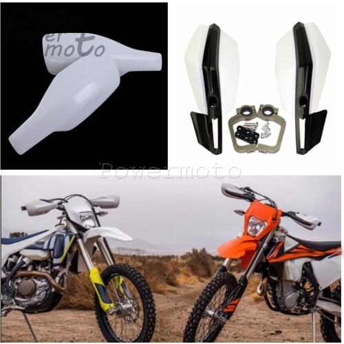 White Motocross 22/28mm Handguard Hand Shield for EXC XC-F SX FC TC TE FE FX TX 125 250 300 350 450 501 Enduro