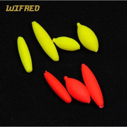 [100PCS/lot] Seven-star Oval mini fishing float bobber rig making fishing floating beans beads fishing accessories no stopper