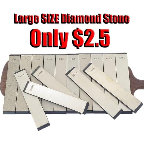 Diamond Sharpening stone knife Sharpening Kitchen grinding Blade Stone tool Size 160mm*30mm Sharpen blade whetstone grinding Big