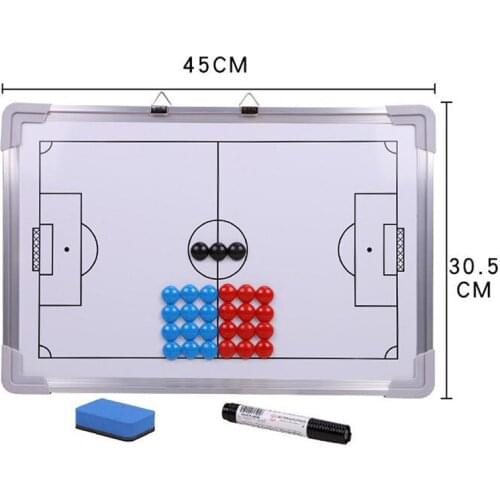 Aluminium Tactical Magnetic Plate For Soccer Strategy Coach Football Judge Board