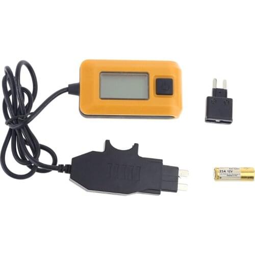 Auto Fuses Buddy Mini Tester Detector Car Electric Current AE150 12V 23A LCD Display Multifunction Repair Practical