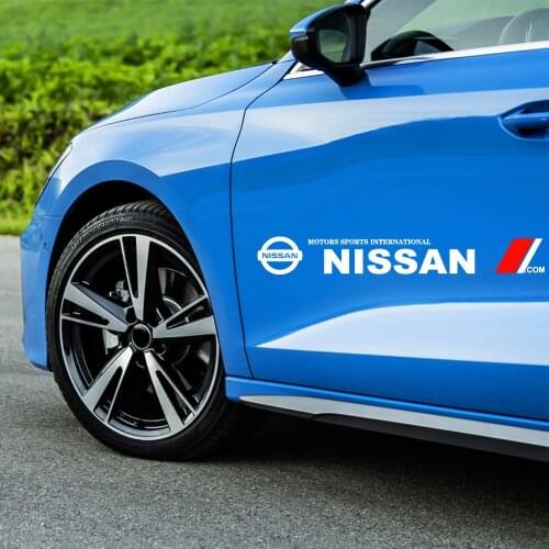 Car Decal Vinyl Stickers Car Side Door Sticker Body Decals Auto Decoration For Nissan Altima Juke Murano Rogue Sentra Versa Tea