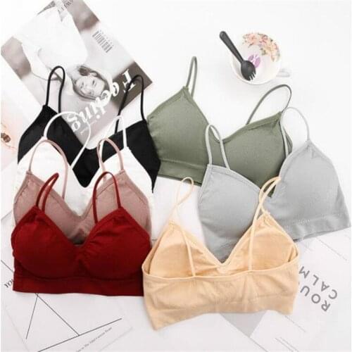 Queenral 1 Pcs Bras For Women Sexy Seamless Bustier Bra U Type Backless Bra Push Up Bralette Brassiere Women Soutien Gorge Femm