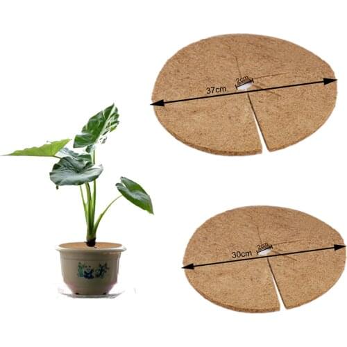 Tree Disc Plant Cover Coconut Mulch Cover Tree Ring Mats Coir Fiber Gardening Coconut Fiber Mulch Ring Tree Protector