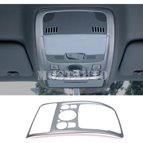 For Audi Q5 8R Interior Roof Front Reading Light Lamp Cover Trim 2009-2015 1pcs Car Accessories Interior Car Decor Car Trim